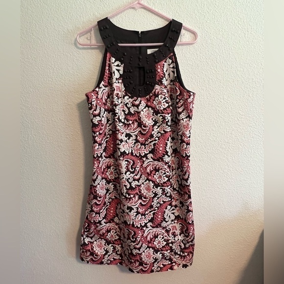 Pink and Brown Ann Taylor Loft Dress Size 8 - Picture 1 of 10